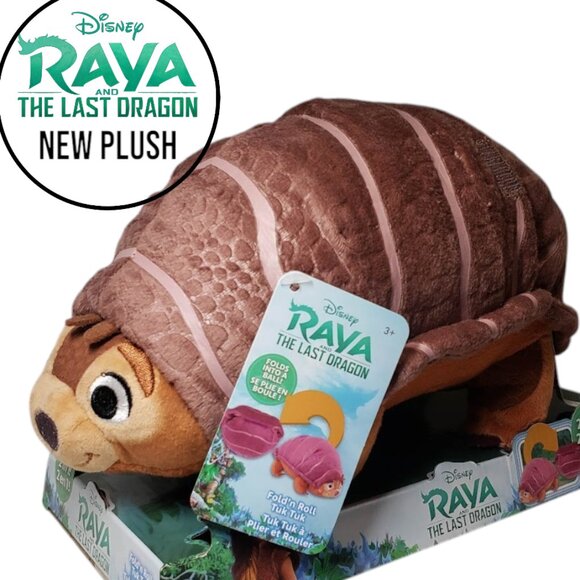NEW Disney Raya & The Last Dragon Tuk Tuk Plush Stuffed Animal Rolls into a Ball - Picture 5 of 11